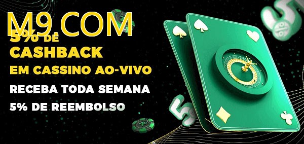 Promoções do cassino ao Vivo M9.COM